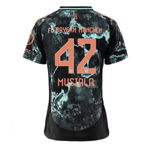Fotbalové Dres Bayern Munich Jamal Musiala #42 Dámské Venkovní 2024-25 Krátký Rukáv